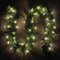 Christmas Garland 9' x 12" Pre-lit with LED Clear Lights - Battery Operated - Artificial Fraser